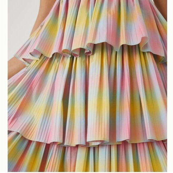 NWT Anthropologie Beatrice B Square Neck tired
Rainbow dress size 0 - Picture 3 of 11